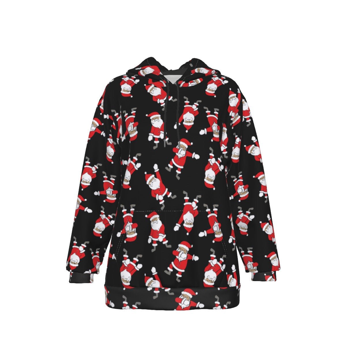 Women's Fleece Christmas Hoodie - Santa Dabs - Festive Style