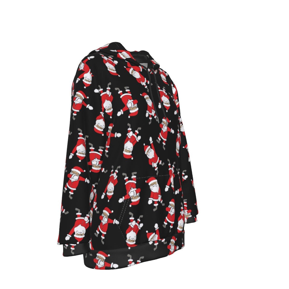 Women's Fleece Christmas Hoodie - Santa Dabs - Festive Style