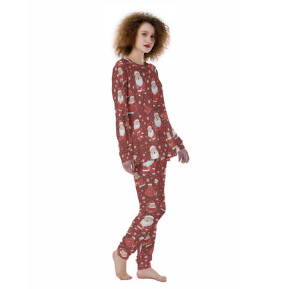 Women's Christmas Pyjamas - Red Santas