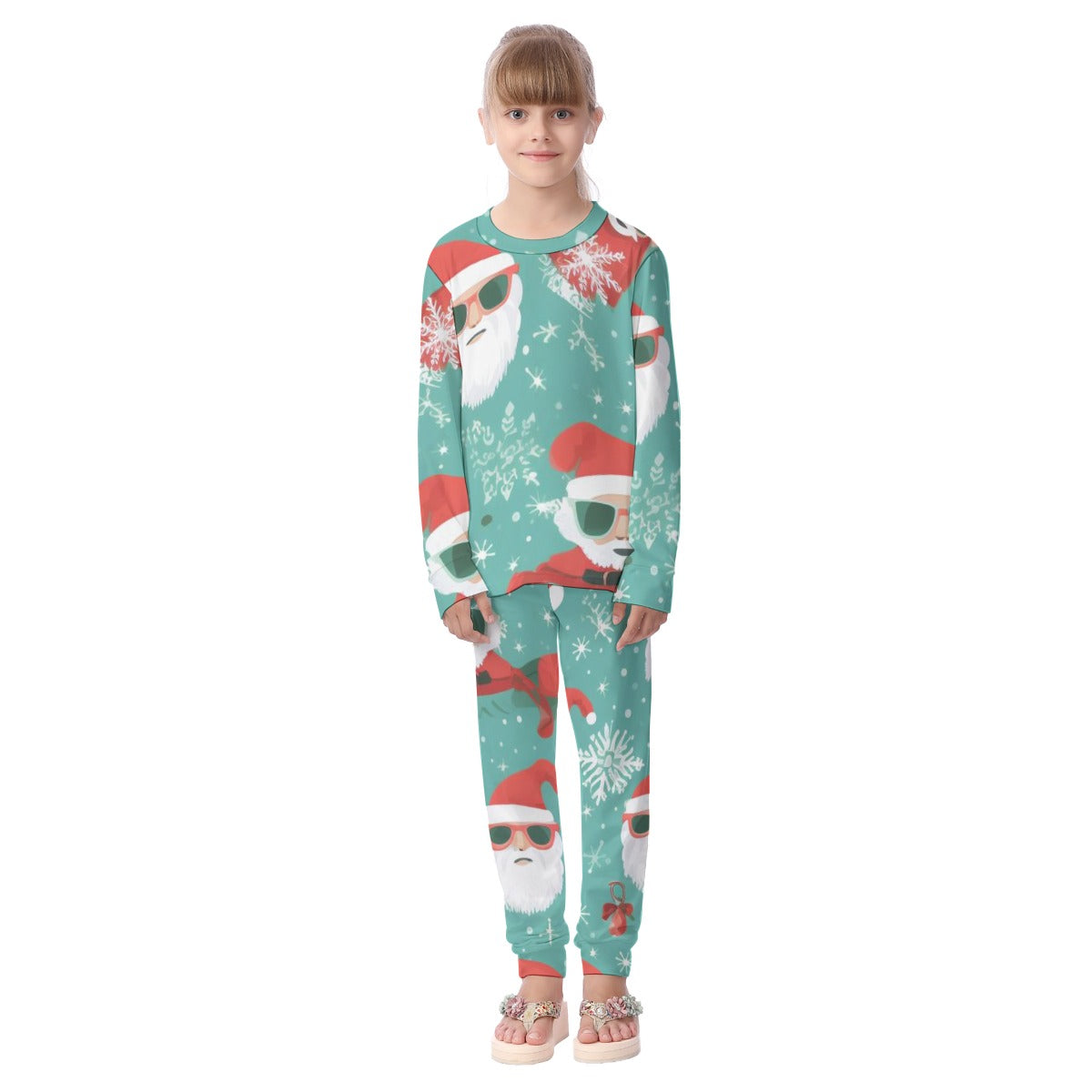 Kids Christmas Pyjama Set - Cool Santas