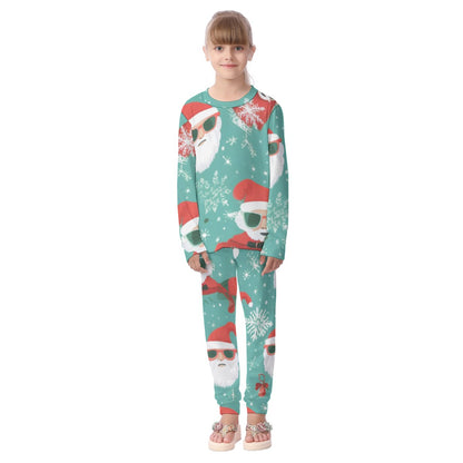 Kids Christmas Pyjama Set - Cool Santas