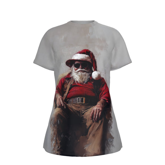 Women's Short Sleeve Christmas Tee - The Man