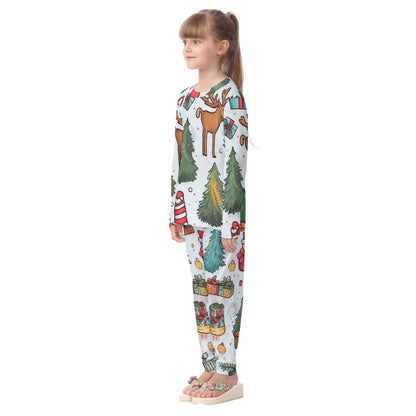 Kids Christmas Pyjama Set - Christmas Drawing