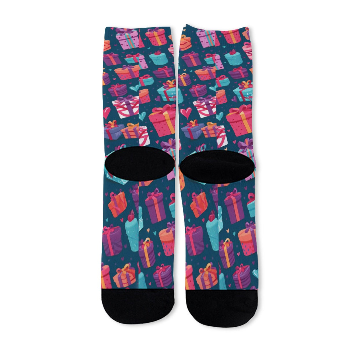 Unisex Long Socks - Multi Presents 3