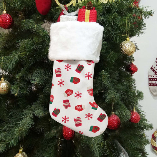 Christmas Sock - White Snow