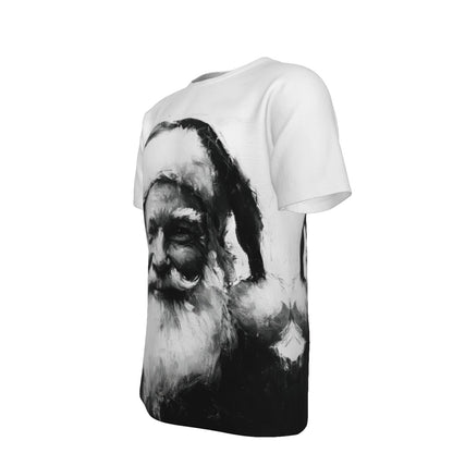 Mens Short Sleeve Christmas Tee - Charcoal