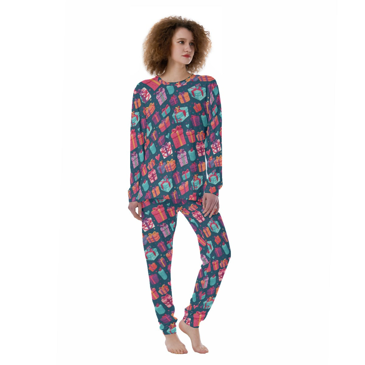 Women's Christmas Pyjamas - Multi Presents 3