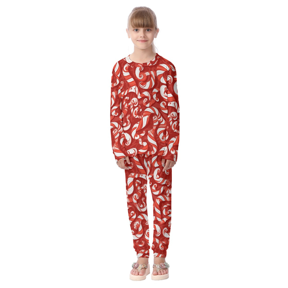 Kids Christmas Pyjama Set - Candy Canes