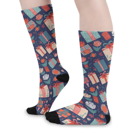 Unisex Long Socks - Multi Presents 2