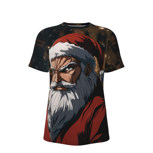 Mens Short Sleeve Christmas Tee - Anime