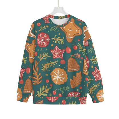 Men's Christmas Sweater - Green Pattern