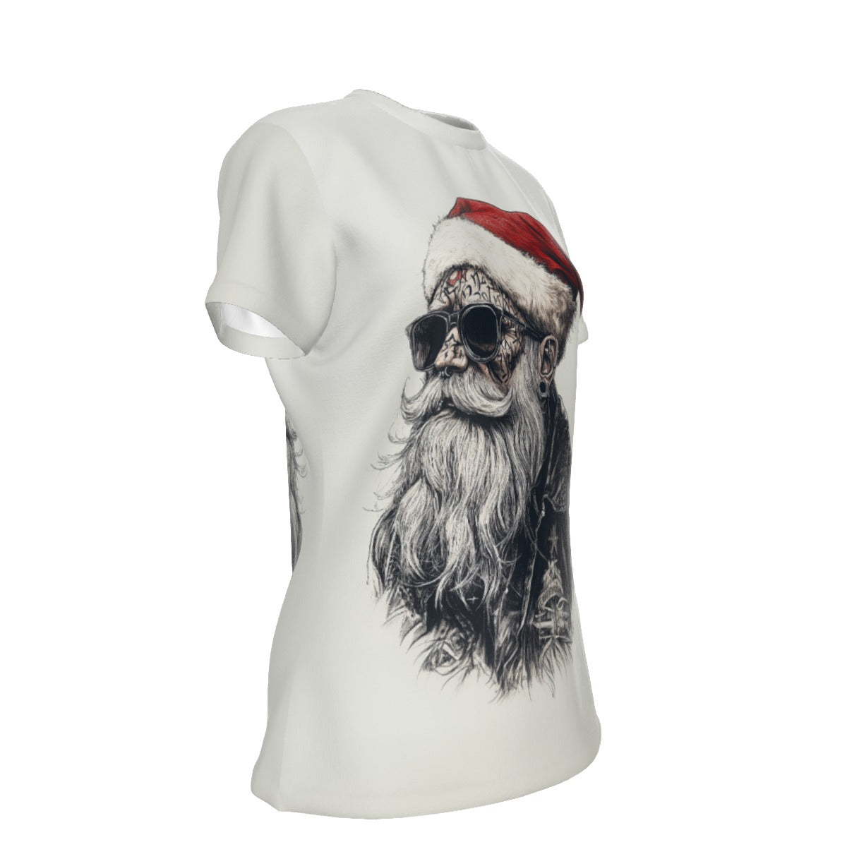 Women's Short Sleeve Christmas Tee - Tattoo