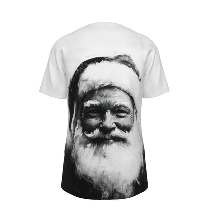 Mens Short Sleeve Christmas Tee - Charcoal