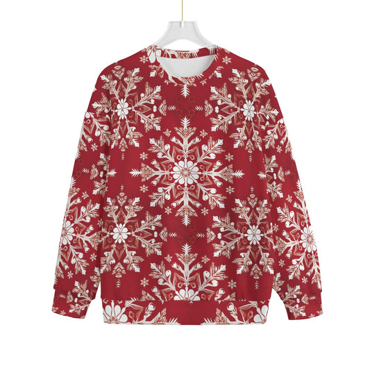 Women's Christmas Sweater - Red Pattern