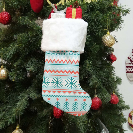 Christmas Sock - Blue Basic Pattern