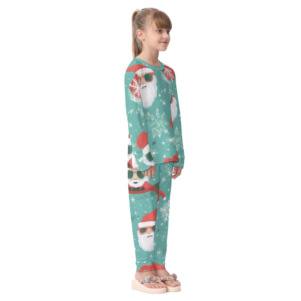 Kids Christmas Pyjama Set - Cool Santas