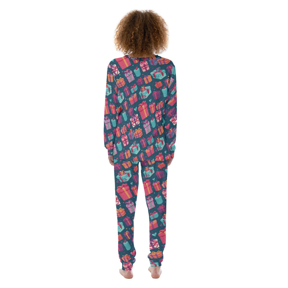 Women's Christmas Pyjamas - Multi Presents 3