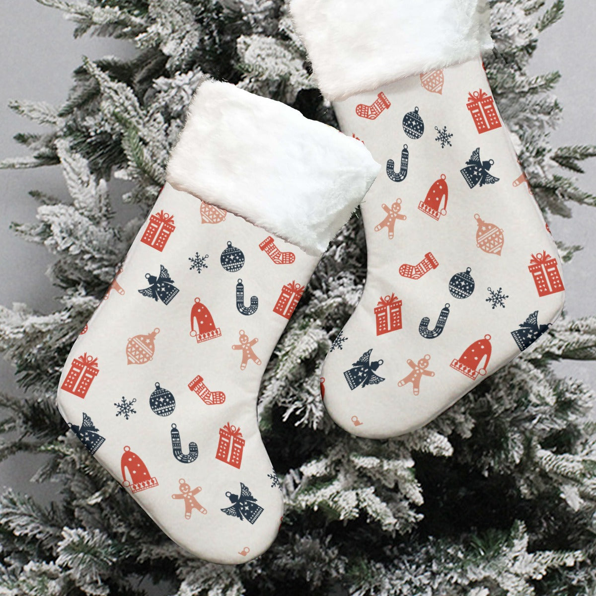 Christmas Sock - White Decorations