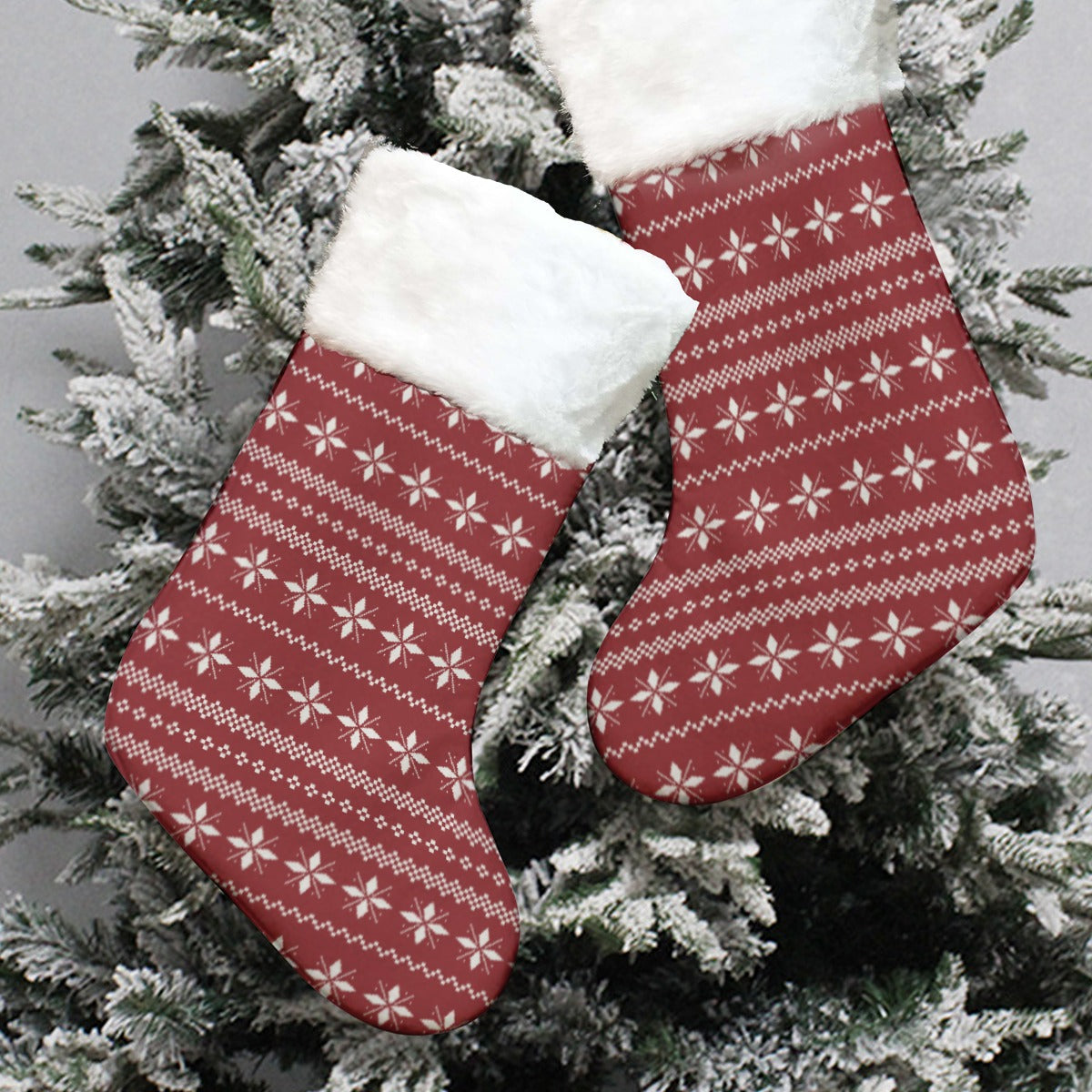 Christmas Sock - Red Pattern 6