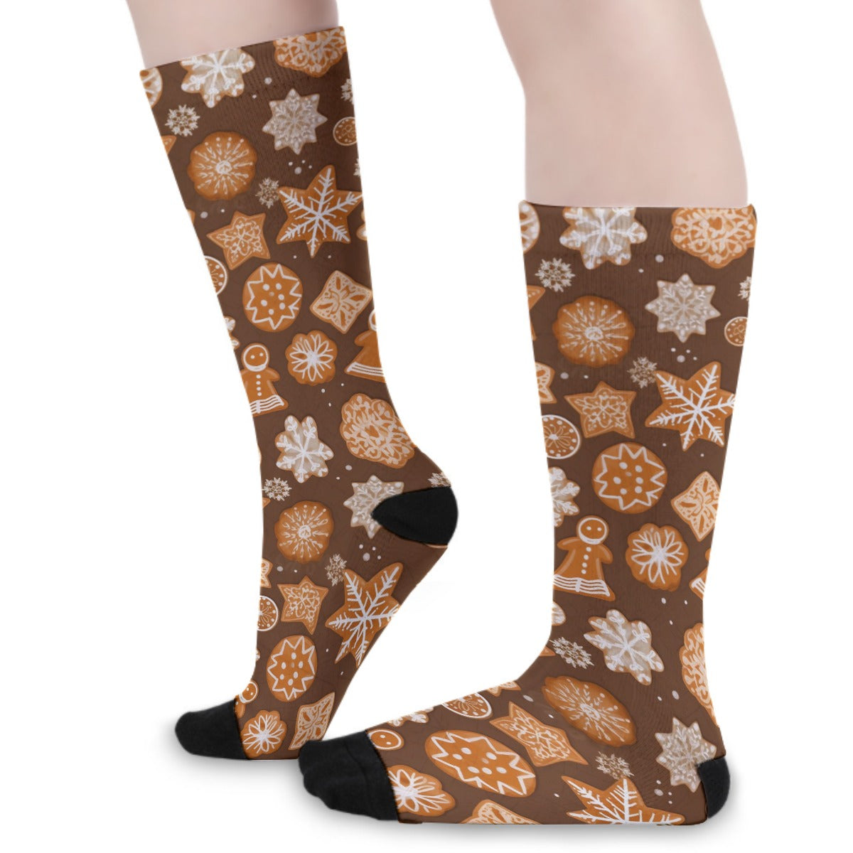 Unisex Long Socks - Gingerbread