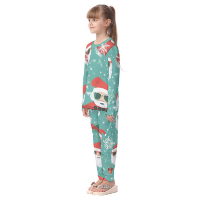 Kids Christmas Pyjama Set - Cool Santas