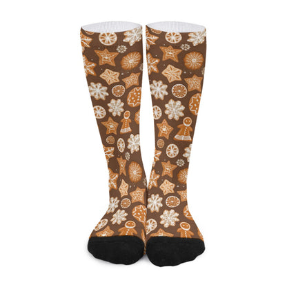 Unisex Long Socks - Gingerbread