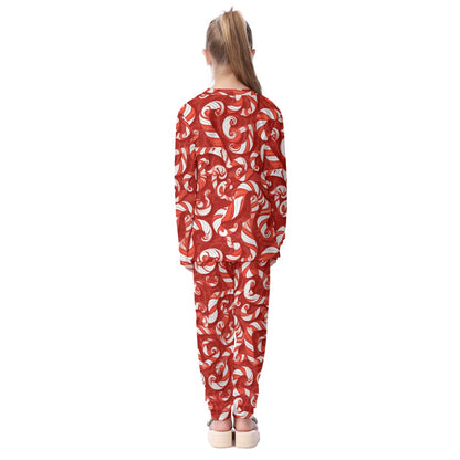 Kids Christmas Pyjama Set - Candy Canes