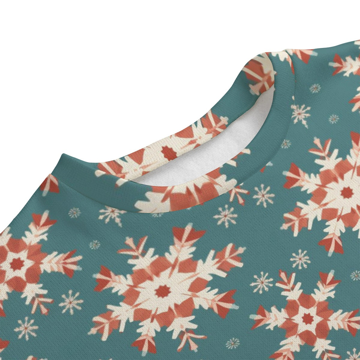 Men's Christmas Sweater - Green Pattern