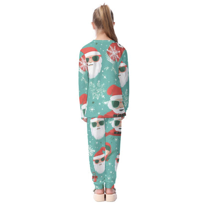 Kids Christmas Pyjama Set - Cool Santas