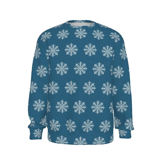 Men's Christmas Sweater - Blue Snow