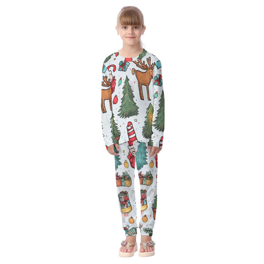 Kids Christmas Pyjama Set - Christmas Drawing