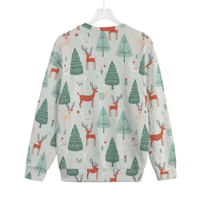 Women's Christmas Sweater - Green Forrest