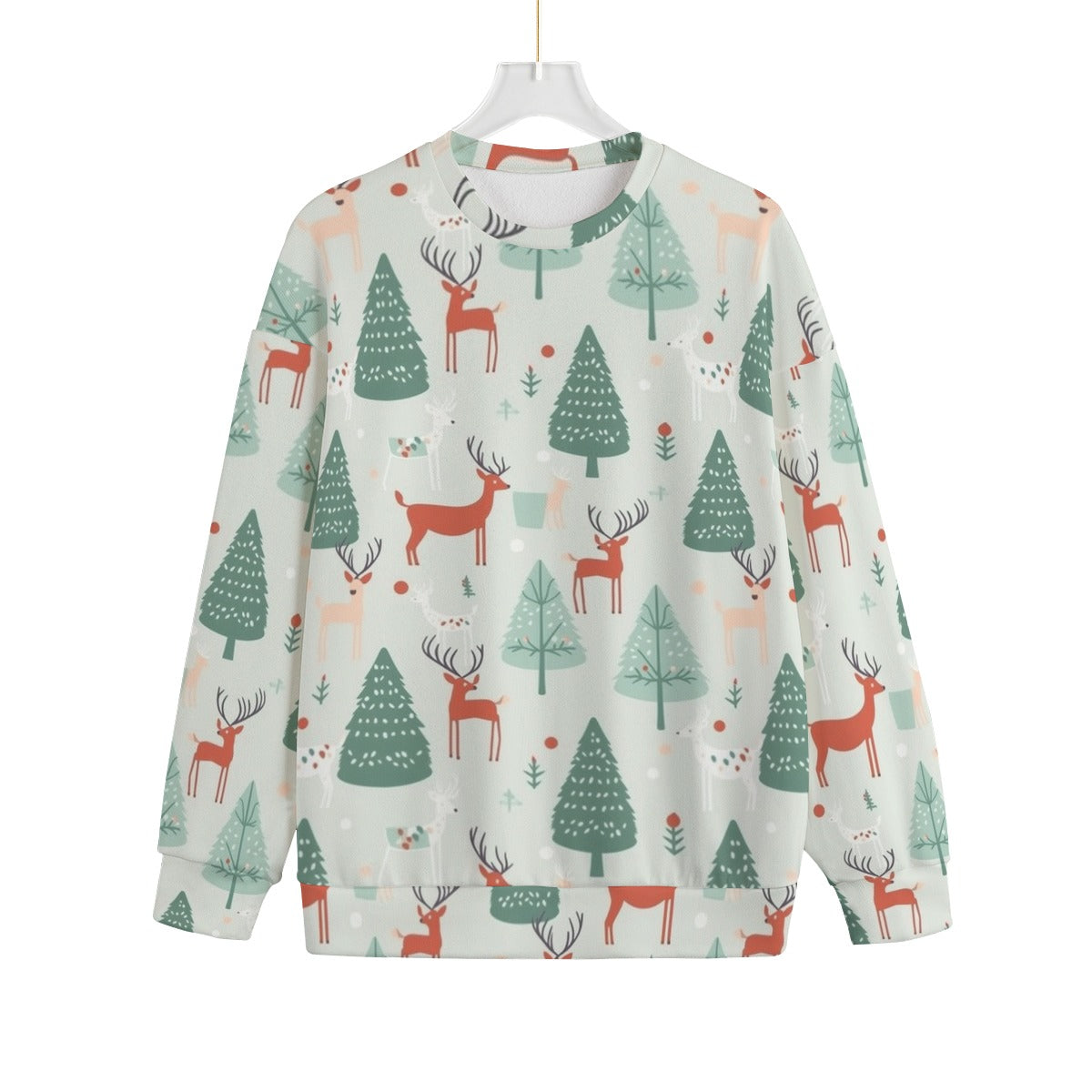 Women's Christmas Sweater - Green Forrest