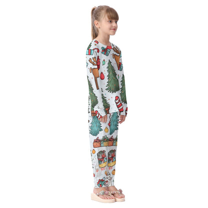 Kids Christmas Pyjama Set - Christmas Drawing