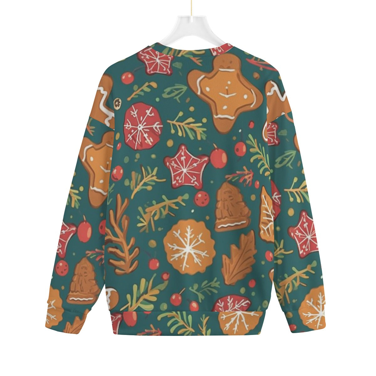 Men's Christmas Sweater - Green Pattern