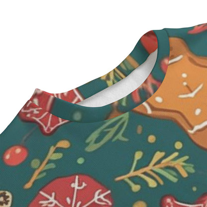 Men's Christmas Sweater - Green Pattern