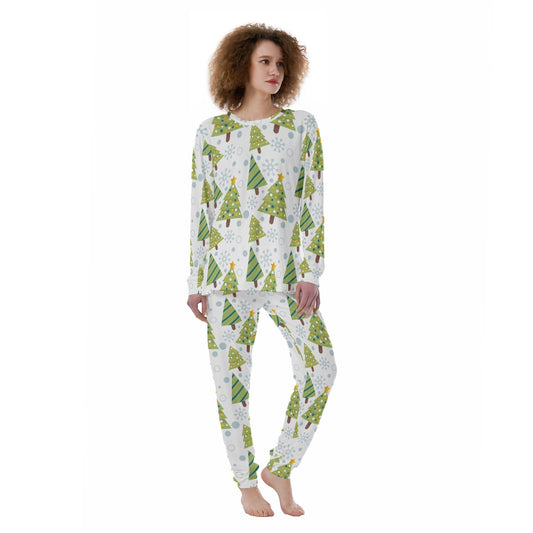 Women's Christmas Pyjamas - Trees and Snow