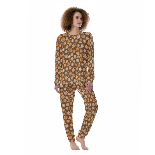 Women's Christmas Pyjamas - Gingerbread