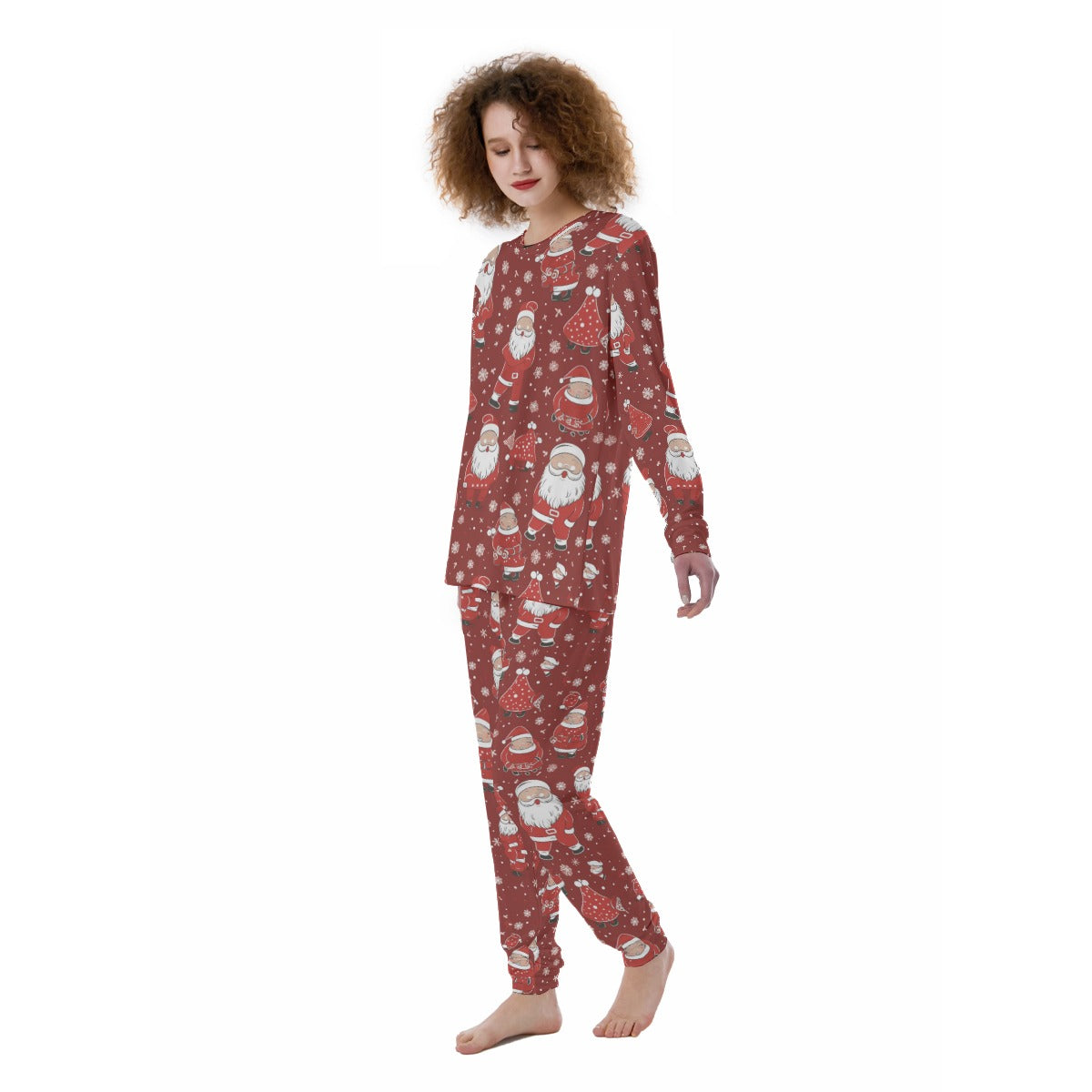 Women's Christmas Pyjamas - Red Santas