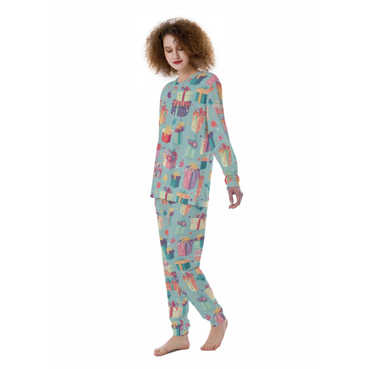 Women's Christmas Pyjamas - Multi Presents