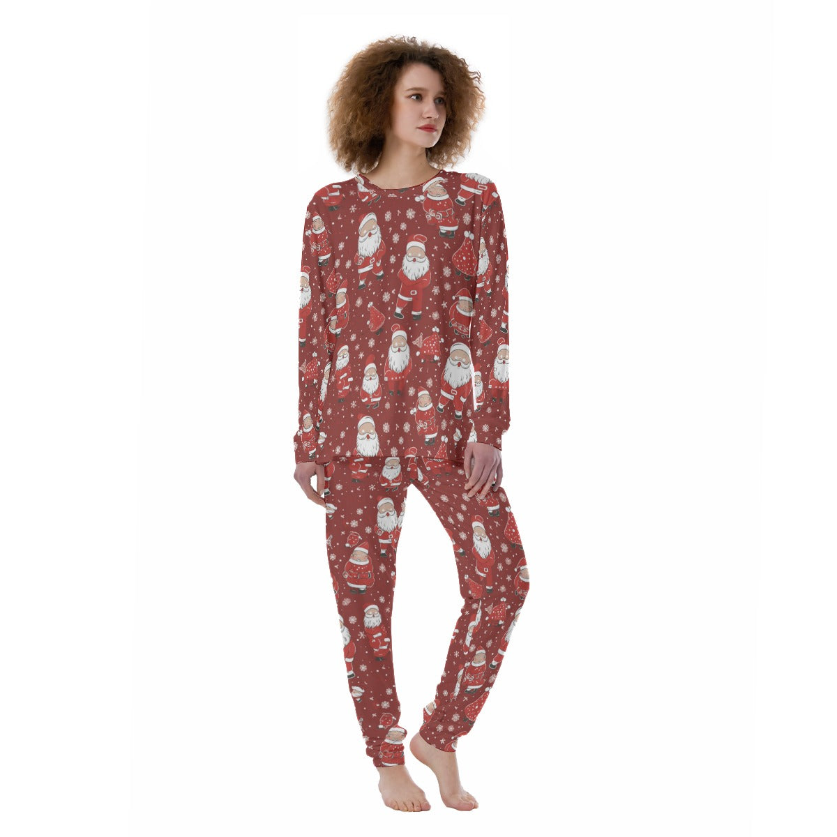 Women's Christmas Pyjamas - Red Santas