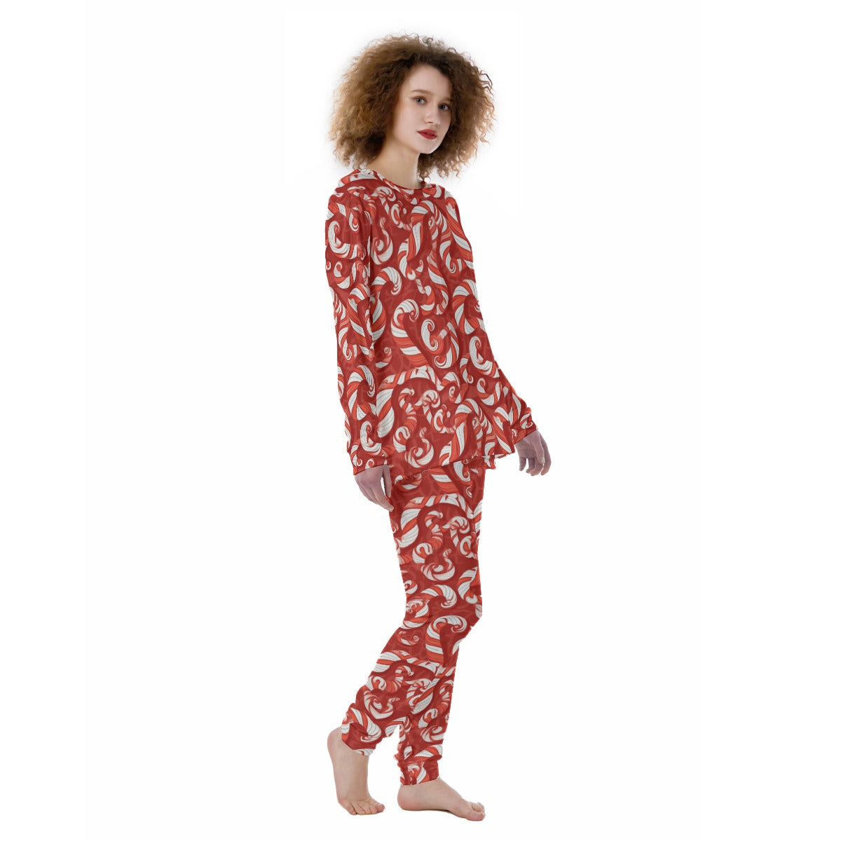 Women's Christmas Pyjamas - Candy Canes