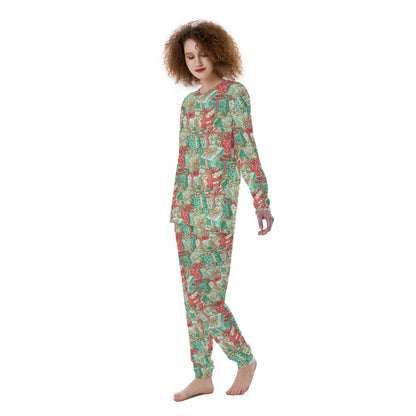 Women's Christmas Pyjamas - Present Stacks