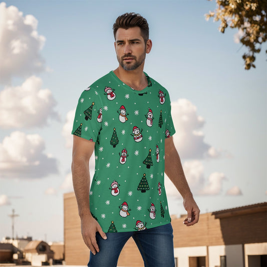 Mens Short Sleeve Christmas Tee -