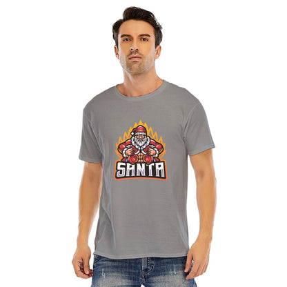 Mens Short Sleeve Christmas Tee - Bad Santa