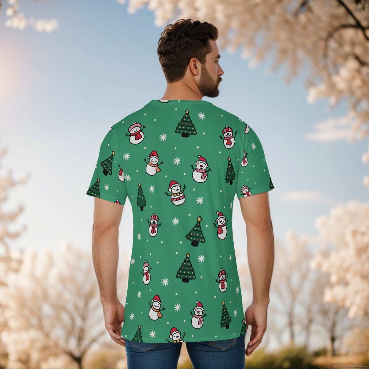 Mens Short Sleeve Christmas Tee -