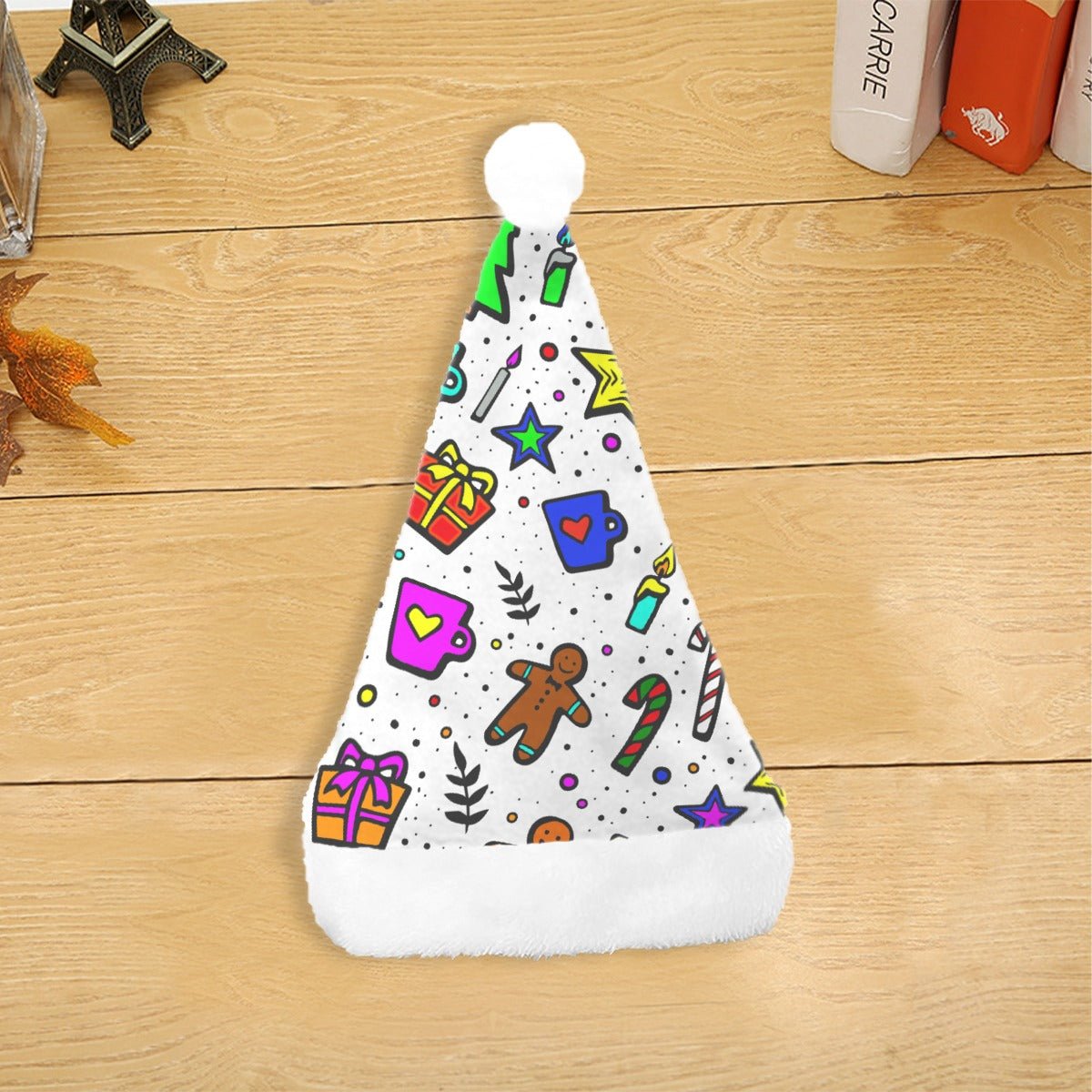 Christmas Santa Hat - Bright Doodle - Festive Style