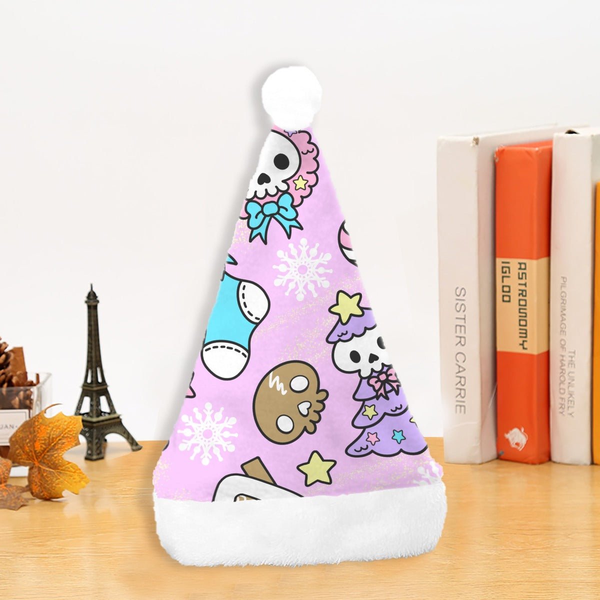 Christmas Santa Hat - Creepy Kawaii- Pink - Festive Style