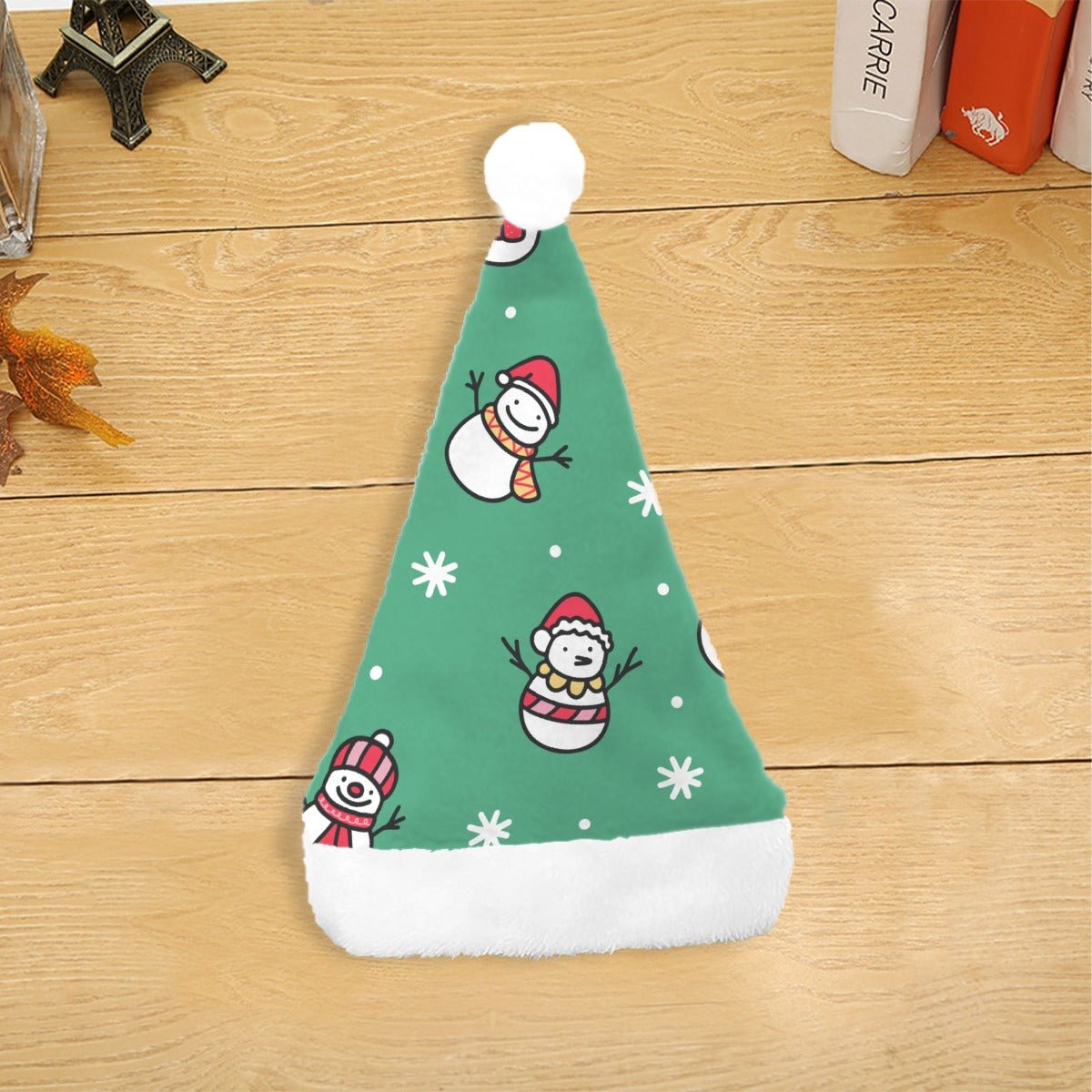 Christmas Santa Hat - Green Snowman - Festive Style