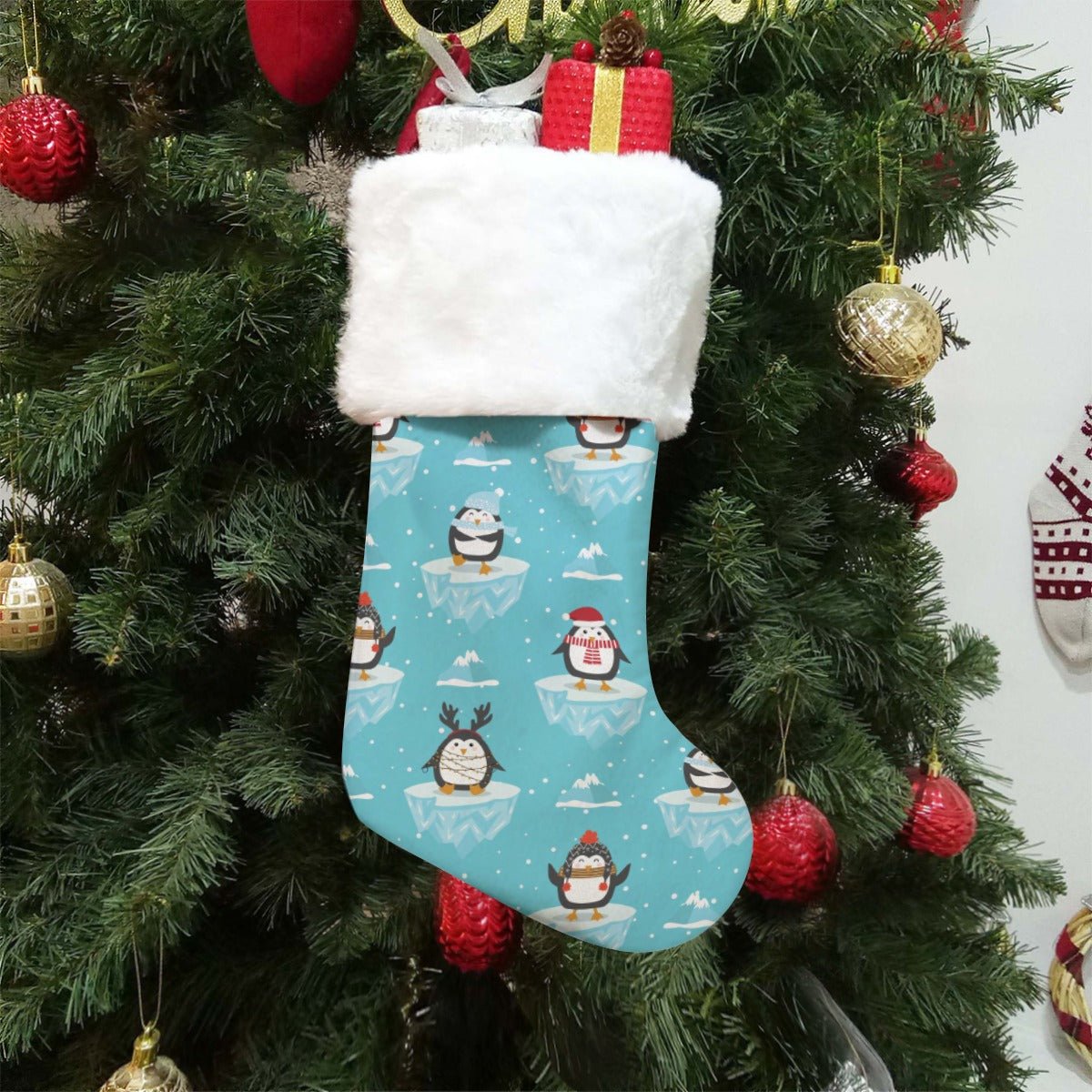 Christmas Sock - Icy Penguins - Festive Style